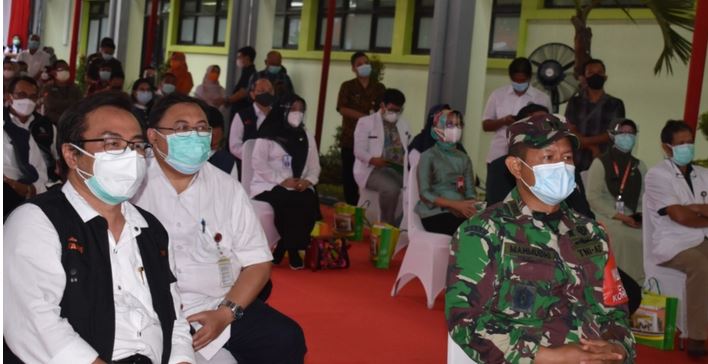 Kasrem 081/DSJ Hadiri Peresmian Gedung Trauma Center dan Intensive Care RSUD dr. Soedono Madiun