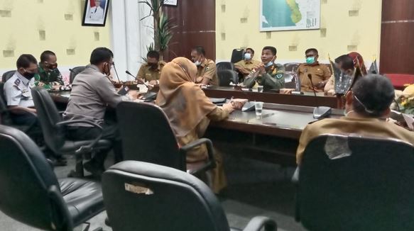 Rakor Pelantikan Bupati dan Wakil Bupati  Dihadiri Dandim 0311 / Pessel