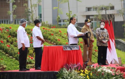 Presiden RI Ir. H. Joko Widodo Resmikan Gedung UNTIRTA Banten