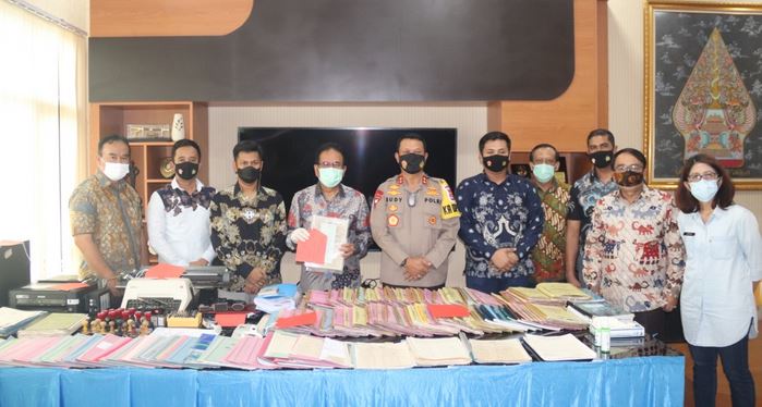 Kunjungi Polda Banten, Menteri ATR/BPN : Kedatangan Saya Kesini Untuk Berikan Apresiasi dan Dukungan