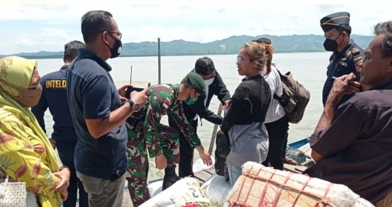 Operasi Gabungan PORA, Satgas Yonarhanud 16 Jaga Stabilitas  Nasional di Nunukan
