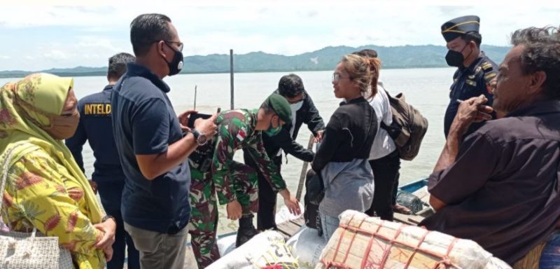 Operasi Gabungan PORA, Satgas Yonarhanud 16 Jaga Stabilitas  Nasional di Nunukan