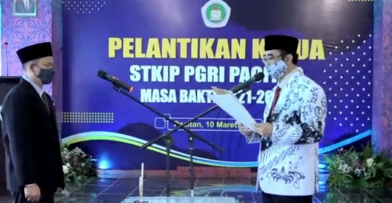 Pelantikan Ketua STKIP PGRI Pacitan 2021-2025