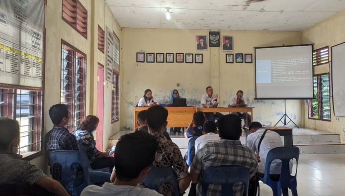Sosialisasi Aplikasi SDGs, Kepada Relawan Pokja Se-Kecamatan Hiliduho Wujudkan Desa Bebas Kemiskinan dan Ketertinggalan
