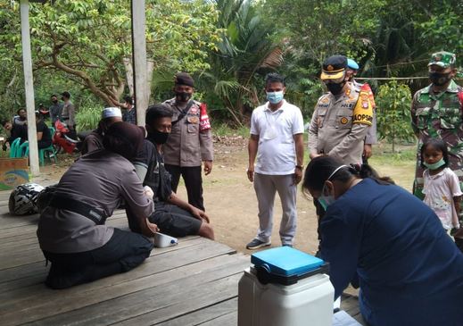 Pratu F. Kanza Melakukan Keliling Monitoring Desa Tangguh