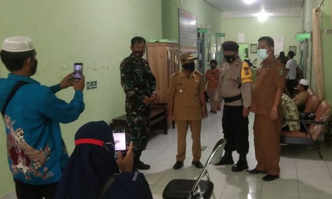 Aman dan Lancar Pelaksanaan Vaksinasi yang di kawal Babinsa