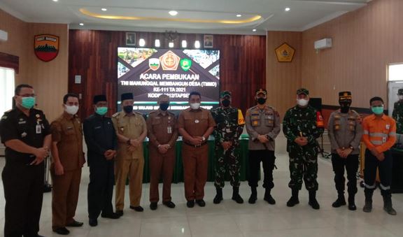 Pembukaan TMMD ke-111 TA 2001 Kodim 0212 /TS Patuh Prokes