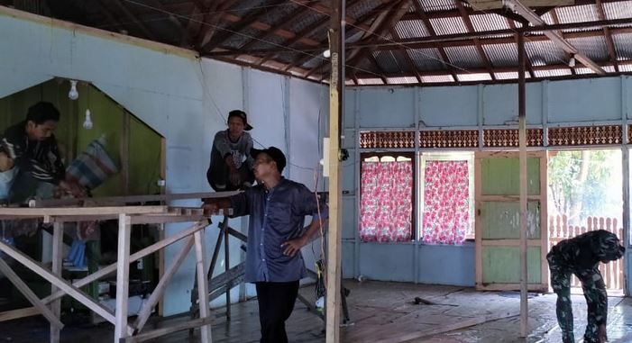 Kodim 1011/Kuala Kapuas Melaksanakan Kegiatan Karya Bakti