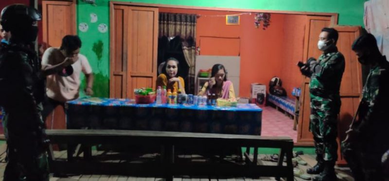 Malam Hari, Warung Dirazia Kedisiplinan Pelaksanaan Prokes