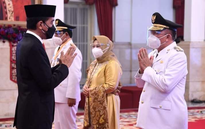 Presiden Jokowi Lantik Sahbirin Noor dan Muhiddin Sebagai Gubernur Kalsel Periode 2021-2024