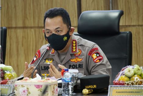 Kapolri Minta Forkopimda Sumbar Perkuat Strategi Mitigasi Covid-19 di Sektor Ekonomi Warga
