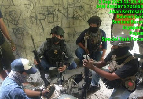 Satgas Nemangkawi Tangkap Gigen Telenggeng ,  Sita 3 Pucuk Senpi