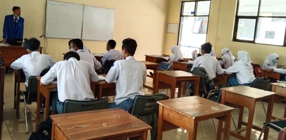 PTM di SMK Negeri Pringkuku Jalankan Prokes Ketat
