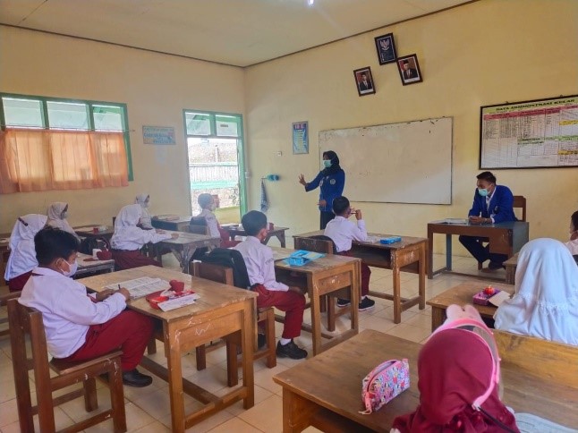 Kegiatan Pekan 5 Pembelajaran Tatap Muka (PTM)  SD Negeri 2 Candi, Pacitan