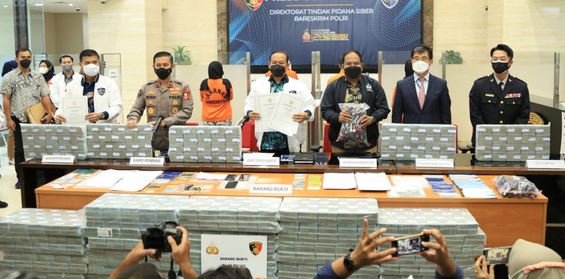 Bareskrim , Tangkap 4 Tersangka Penipuan Skema Bussiness Email Compromise