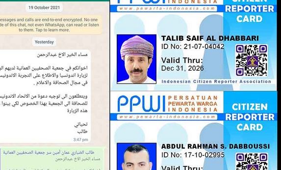 Asosiasi Wartawan Oman Akan Kunjungi PPWI Nasional di Jakarta