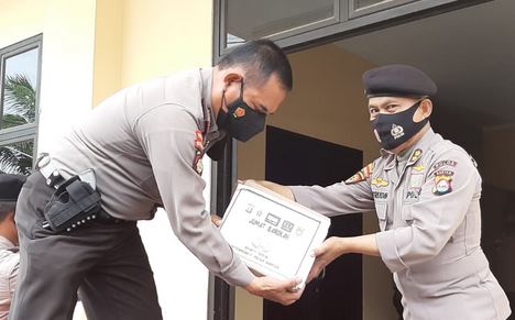 Gerakan Kemanusiaan, Ditpamobvit Polda Banten Santuni Anak Yatim Piatu