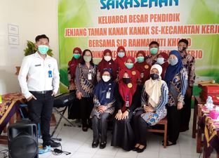 Giat  Sarasehan,  SLB Rahmawati Bersama Keluarga Besar Pendidik TK se-Kecamatan Kerjo, Karanganyar