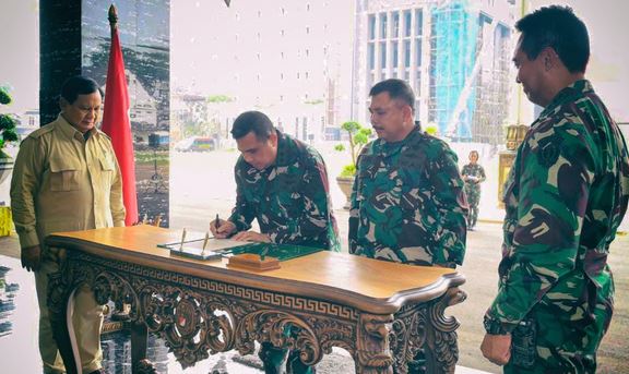 Kasad Pimpin Apel Danrem Dandim Terpusat TA. 2021