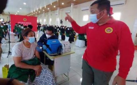 BIN Lakukan Vaksinasi untuk Santri di Kresek KabupatenTangerang