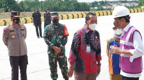 Kapolda Banten Hadiri Kunjungan Kerja Presiden Jokowi Dalam Peresmian Jalan Tol Serang-Panimbang