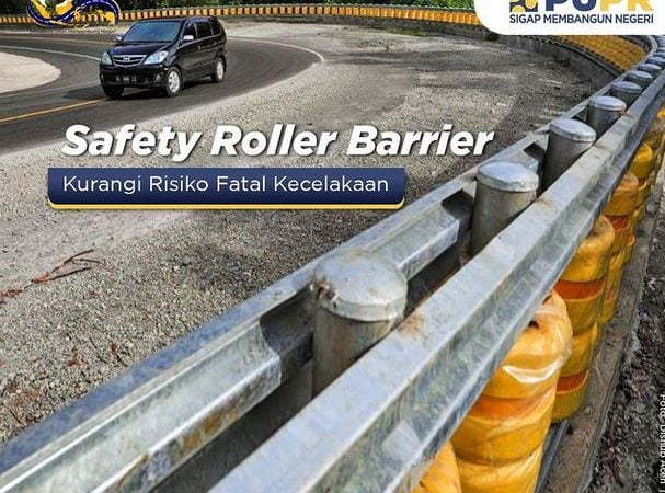 Safety Roller Barrier, Kurangi Resiko Fatal Kecelakaan Jalan Raya