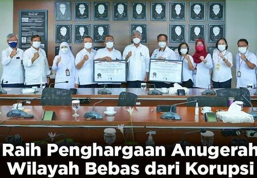 Kementerian PUPR Raih Penghargaan Zona Integritas Menuju Wilayah Bebas Korupsi