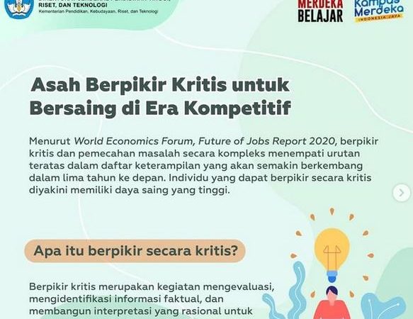 Pentingnya Mengasah Berpikir Kritis