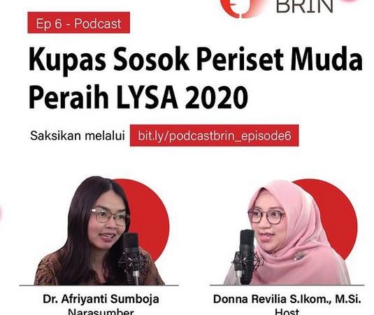 Kupas Sosok Periset Muda  Pemenang LIPI Young Scientist Award (LYSA) tahun 2020