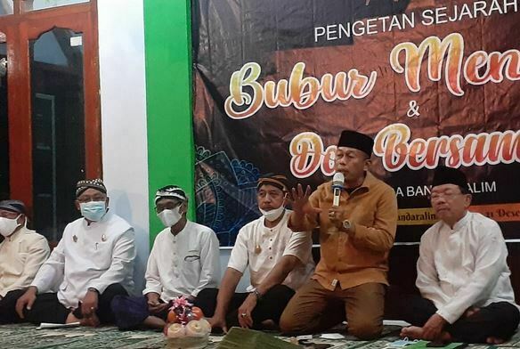 Kang Giri Sancoko,  Hadiri Peringatan 279 Tahun  Sejarah “Bubur Menang” Badegan, Ponorogo