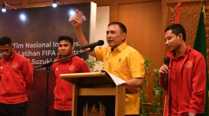 Ketum PSSI, Berikan Apresiasi Naiknya Peringkat Timnas Indonesia di Rangking FIFA