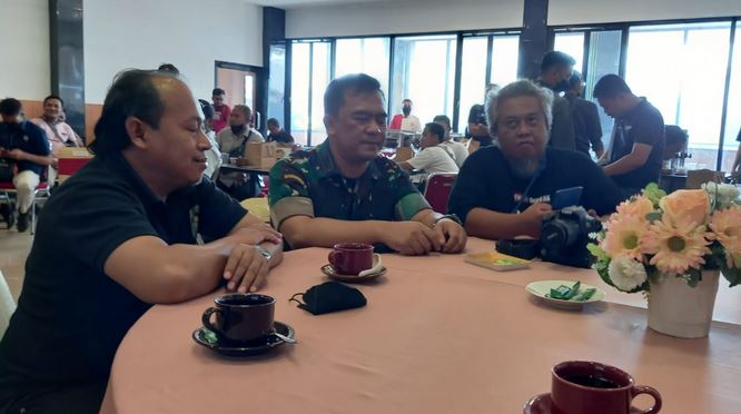 Dandim Letkol Arm Arif Yudo, Pertemuan dengan Insan Pers Sarana Menjaga Sinergisitas di Kab. Bojonegoro
