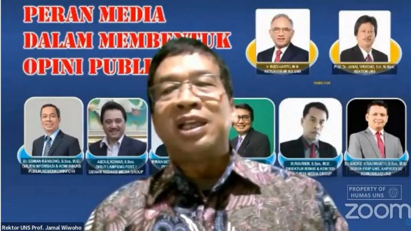 Wedangan IKA UNS, Gelar Diskusi “Peran Media dalam Membentuk Opini Publik”