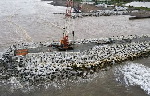Kontruksi Pengendali Banjir Bandara Yogyakarta International Airport
