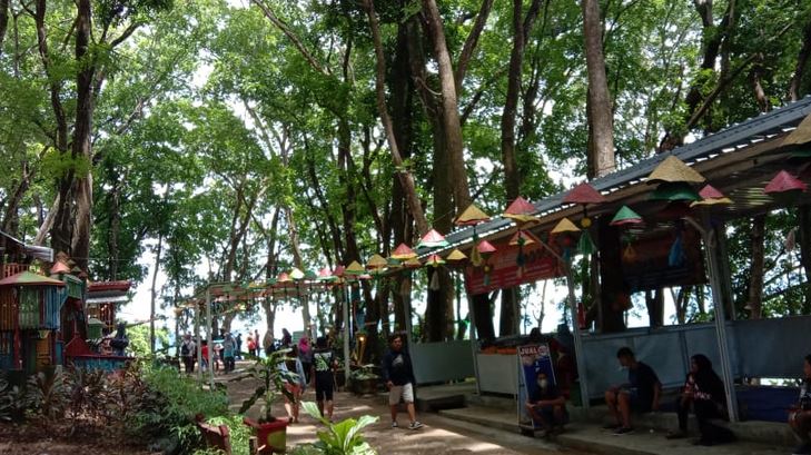 Objek Wisata Alam Beiji Park Saat Liburan Tahun Baru 2022