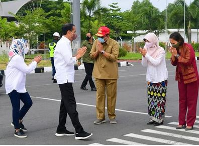 Hari Kedua Kunjungan Kerja di Sumbawa Barat , Presiden Joko Widodo Akan Meresmikan Bendungan Bintang Bano