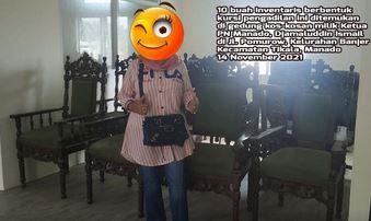 Ketua PN Manado Diduga Gelapkan Sejumlah Inventaris Kantor