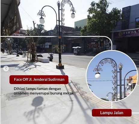Tampilan baru Jalan Jenderal Sudirman, Ponorogo