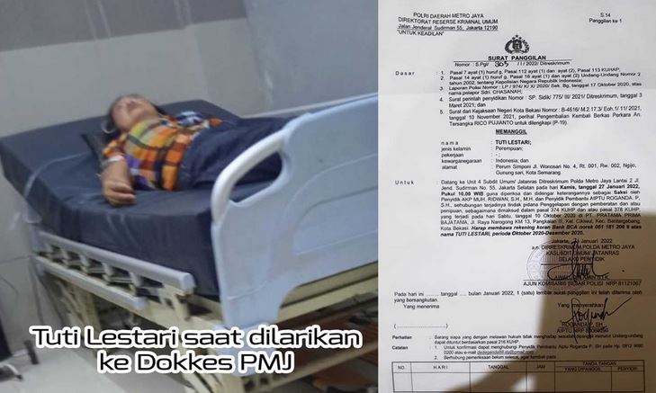 Seorang Ibu Pingsan Saat Jalani Wawancara BAP