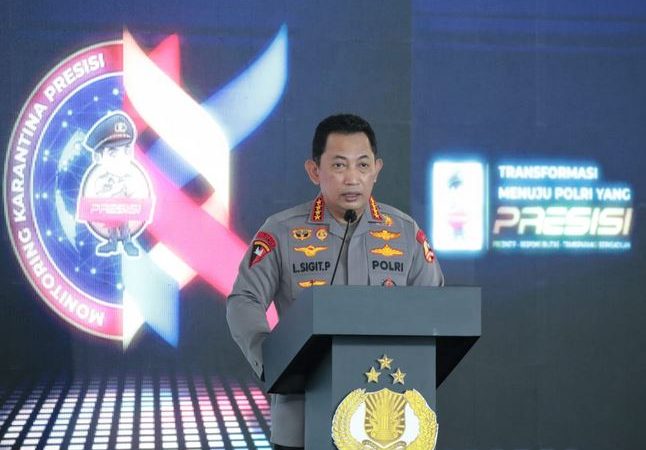 Tindaklanjuti Instruksi Presiden, Karantina PPLN; Kapolri Luncurkan Aplikasi Monitoring Karantina Presisi