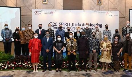 Bupati Sukoharjo, Hj. Etik Suryani, SE., MM., Menghadiri Pertemuan G20 Spirit Kick of Meeting Tourisme