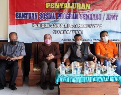 Kick Off Bantuan Pangan Non Tunai di Ponorogo