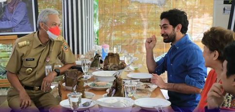 Reza Rahardian Temui Ganjar Pranowo Bahas Rencana Gelar Malam Nominasi FFI 2022 di Borobudur