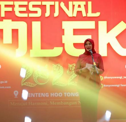 Bupati Ipuk Fiestiandani, Festifal Imlek Sarana Merajut Harmoni di Banyuwangi