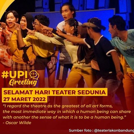 Selamat Hari Teater Sedunia 27 Maret 2022
