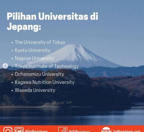 Beasiswa Ajinomoto 2023, Kuliah S2 di Universitas Ternama jepang