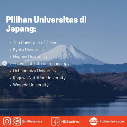 Beasiswa Ajinomoto 2023, Kuliah S2 di Universitas Ternama jepang