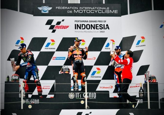 Presiden Jokowi Berikan Apresiasi Masyarakat dan Penyelenggara MotoGP Mandalika