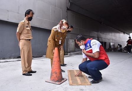 Bupati Sukoharjo, Hj. Etik Suryani, SE., MM, Tinjau Perbaikan Underpass Makamhaji