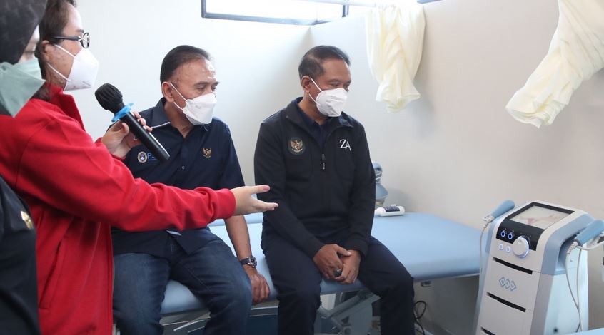 Menpora Bersama Ketua Umum PSSI Resmikan Medical Center PSSI di Gedung GBK Arena, Senayan